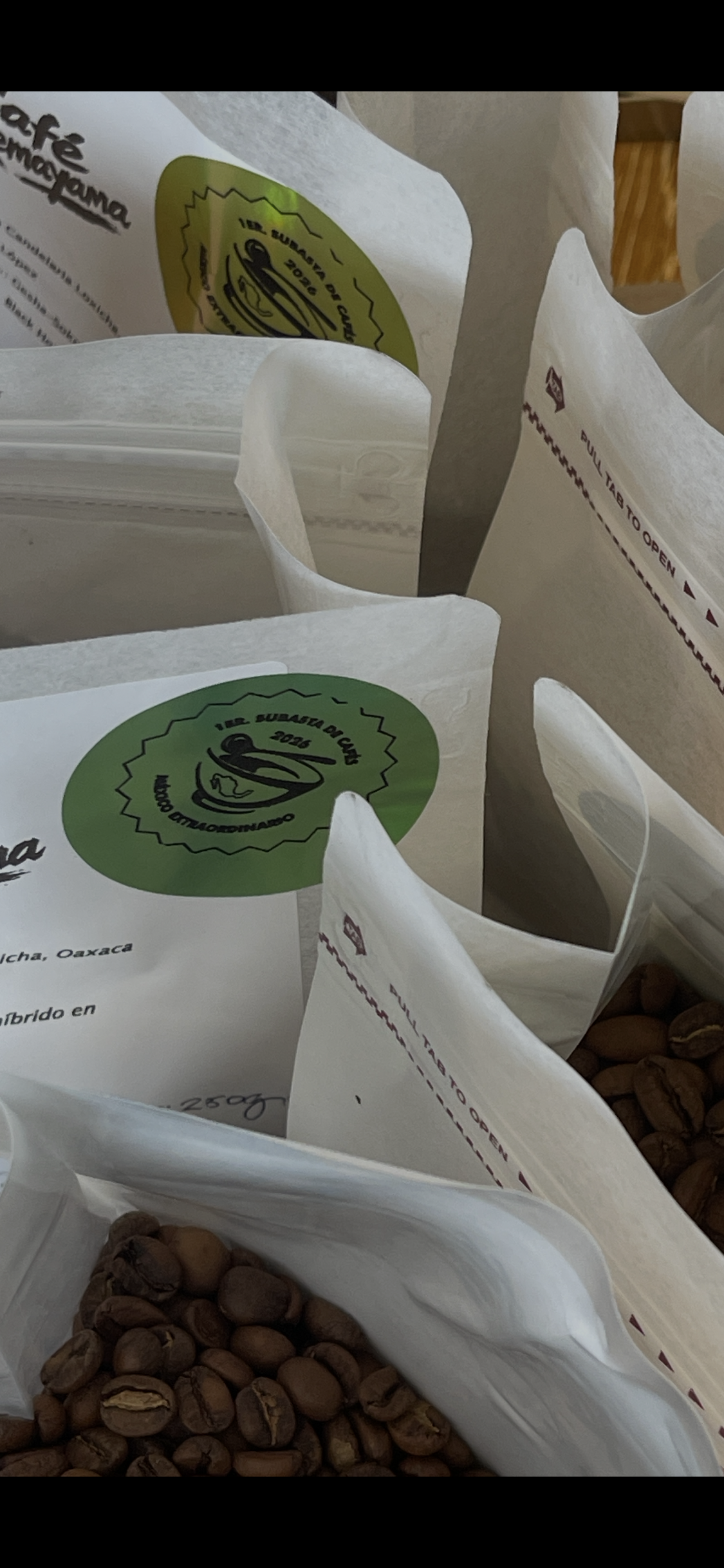 1er. Subasta de Cafés 2026 México Extraordinario
